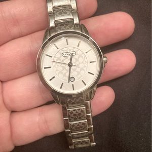 Coach stainless steel watch